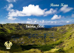 Rapa Nui UNESCO Easter Island Rano Kau Crater New Postcard - Rapa Nui