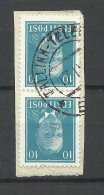 Estland Estonia 1940 O TALLINN-TELEGRAAF Michel 117 As Pair - Estland