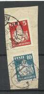 Estland Estonia O 1933 O VILJANDI "B" Michel 100 & 101 On Piece - Estland