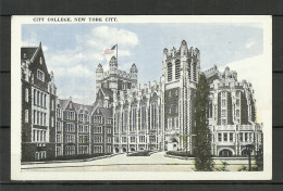 USA City College New York City, Unused - Educazione, Scuole E Università
