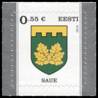 Estonia 2014. Coats Of Arms Of Cities. Saue (MNH OG) Stamp - Estland