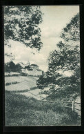 AK Gernsbach Im Murgtal, Blick Auf Das Schloss Auf Dem Hügel  - Gernsbach