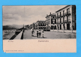 582 SPAIN ESPAÑA PAIS VASCO FUENTERRABIA LA PLAYA - BEACH ED. ROMMLER & JONAS  POSTCARD - Vari