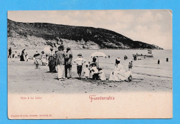 588 SPAIN ESPAÑA PAIS VASCO FUENTERRABIA  BAÑOS PLAYA / BEACH ED. ROMMLER Y JONAS    POSTCARD - Otros