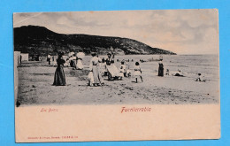 593 SPAIN ESPAÑA PAIS VASCO FUENTERRABIA  LOS BAÑOS BEACH ED. ROMMLER & JONAS    POSTAL    POSTCARD - Vari