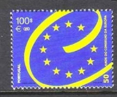 PORTUGAL MI-NR. 2337 POSTFRISCH(MINT) MITÄUFER 1999 - 50 JAHRE EUROPARAT - Ungebraucht