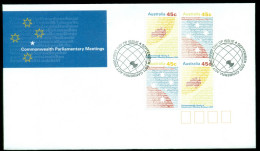 Australia 2001 Commonwealth Parliamentary Meetings FDC - Sobre Primer Día (FDC)