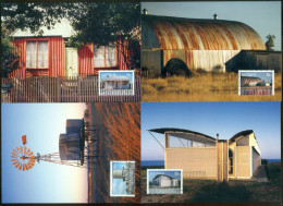 Australia 2009 Corrugated Landscapes Maxicards (hinged On Reverse)FDI - Cartoline Maximum