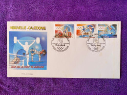 FDC - SPORTS Olympiades BEIJING CHINA - New-Caledonia - Halterofilia