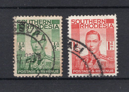 RHODESIA SOUTHERN Yt. 40/41° Gestempeld 1938 - Rhodesia Del Sud (...-1964)