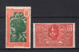 MADAGASCAR Yt. 165/166 MH 1930-1938 - Neufs