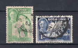 GOLD COAST Yt. 128/129° Gestempeld 1948 - Côte D'Or (...-1957)