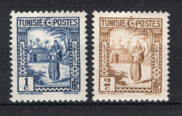 TUNESIE FR. Yt. 161/162 MH 1931-1933 - Unused Stamps