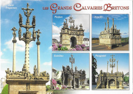 GRANDS CALVAIRES BRETONS DES EDITIONS LE DOARE CHATEAULIN ( TRONOEN, PLEYBEN, PLOUGASTEL, GUILMINAU, SAINT THEGONNEC ) - Monumenten