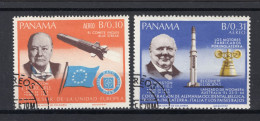 PANAMA Yt. PA413/414° Gestempeld Luchtpost 1967 - Panama