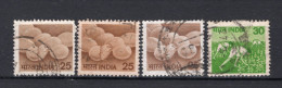 INDIA Yt. 594/595° Gestempeld 1979 - Oblitérés