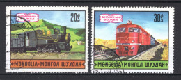 MONGOLIA Yt. 569/570° Gestempeld 1971 - Mongolia