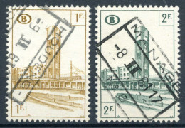 (B) TR336/337 Gestempeld 1953 - Noord Zuid Verbinding Brussel - Usati