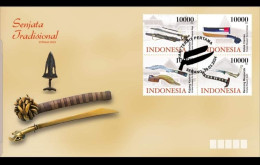 Traditional Weapon 2024 ( Fdc ) - Indonesien