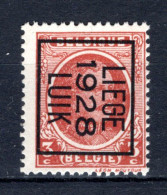 PRE170B MNH** 1928 - LIEGE 1928 LUIK - Typo Precancels 1922-31 (Houyoux)