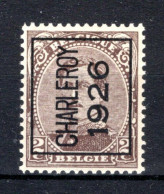 PRE129A MNH** 1926 - CHARLEROY 1926 - Typo Precancels 1922-26 (Albert I)