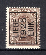 PRE113A-II MNH** 1925 - LIEGE 1925 LUIK - Tipo 1922-26 (Alberto I)