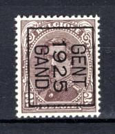 PRE111B-III MNH** 1925 - GENT 1925 GAND  - Typo Precancels 1922-26 (Albert I)