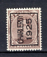 PRE110A MNH** 1925 - CHARLEROY 1925 - Typos 1922-26 (Albert I.)