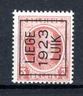 PRE82A MNH** 1923 - LIEGE 1923 LUIK - Typo Precancels 1922-31 (Houyoux)