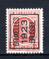 PRE78A MNH** 1923 - BRUXELLES 1923 BRUSSEL  - Typografisch 1922-31 (Houyoux)