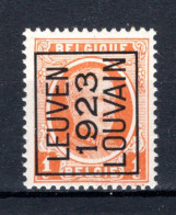 PRE75A MNH** 1923 - LEUVEN 1923 LOUVAIN  - Typos 1922-31 (Houyoux)