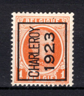 PRE73A MNH** 1923 - CHARLEROY 1923  - Typo Precancels 1922-31 (Houyoux)