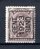 PRE70A-III MNH** 1923 - GENT 1923 GAND  - Typografisch 1922-26 (Albert I)