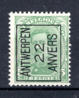 PRE59A-IV MNH** 1922 - ANTWERPEN 22 ANVERS  - Tipo 1922-26 (Alberto I)