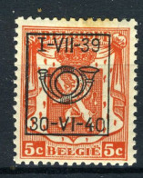 PRE429 MH 1939 -  Klein Staatswapen Opdruk Type D -1 - Tipo 1936-51 (Sigillo Piccolo)