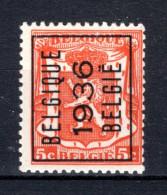 PRE308A MNH** 1936 - BELGIQUE 1936 BELGIE - Typo Precancels 1936-51 (Small Seal Of The State)