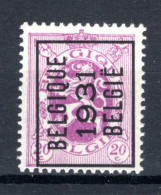 PRE249A MNH** 1931 - BELGIQUE 1931 BELGIE - Typos 1929-37 (Lion Héraldique)