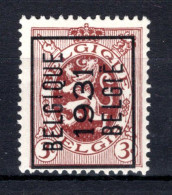 PRE246A MNH** 1931 - BELGIQUE 1931 BELGIE  - Sobreimpresos 1929-37 (Leon Heraldico)