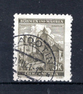 BOHEMEN EN MORAVIE Yt. 55° Gestempeld 1940-1941 - Used Stamps