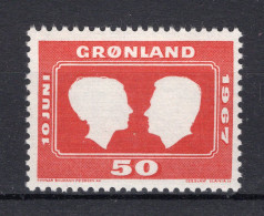 DENEMARKEN-GROENLAND 59 MNH 1967 -7 - Nuovi