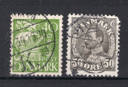 DENEMARKEN Yt. 221/222° Gestempeld 1933-1940 - Gebraucht