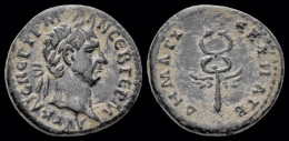 Seleucis And Pieria Antioch Trajan AE Semis Winged Caduceus - Provinces Et Ateliers