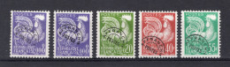 FRANKRIJK Yt. PR119/122 (*) Zonder Gom Voorafgestempeld 1960 - 1953-1960