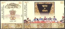 INDIA 2020 Constitution Of India SETENANT MNH - Ungebraucht