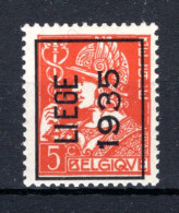 PRE292A MNH** 1935 - LIEGE 1935 - Typografisch 1932-36 (Ceres En Mercurius)
