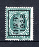 PRE179A MNH** 1928 - CHARLEROY 1928  - Typo Precancels 1922-31 (Houyoux)