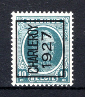 PRE163A MNH** 1927 - CHARLEROY 1927 - Typografisch 1922-31 (Houyoux)
