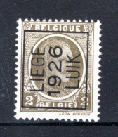 PRE137A MNH** 1926 - LIEGE 1926 LUIK - Typografisch 1922-31 (Houyoux)