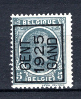 PRE124A MNH** 1925 - GENT 1925 GAND - Typo Precancels 1922-31 (Houyoux)