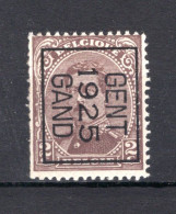 PRE111B MNH** 1925 - GENT 1925 GAND - Typografisch 1922-26 (Albert I)